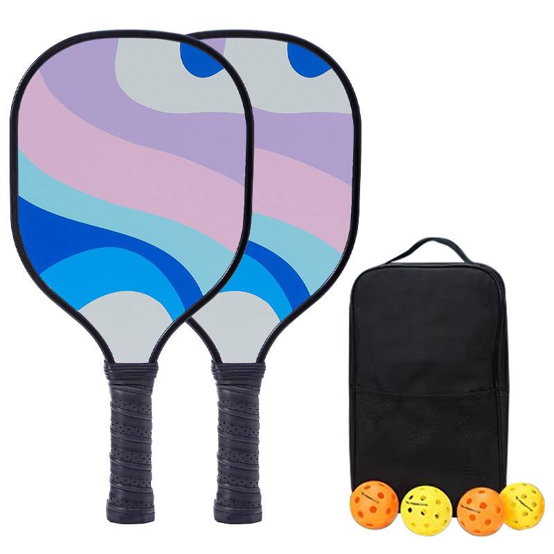 Colorful blue-double-shot set-nine-layer poplar [USAPA certified racket]